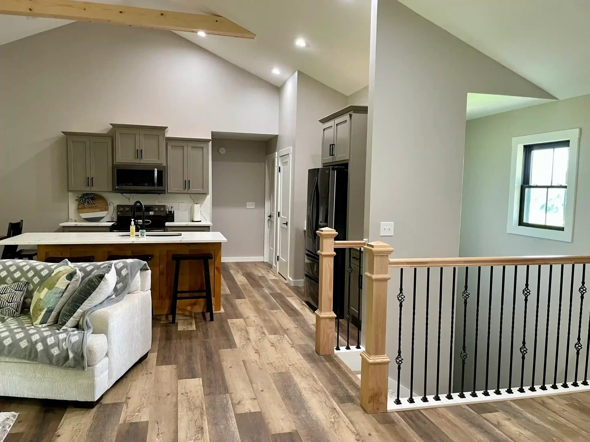 Holbrook custom home exterior with modern design and quality construction materials