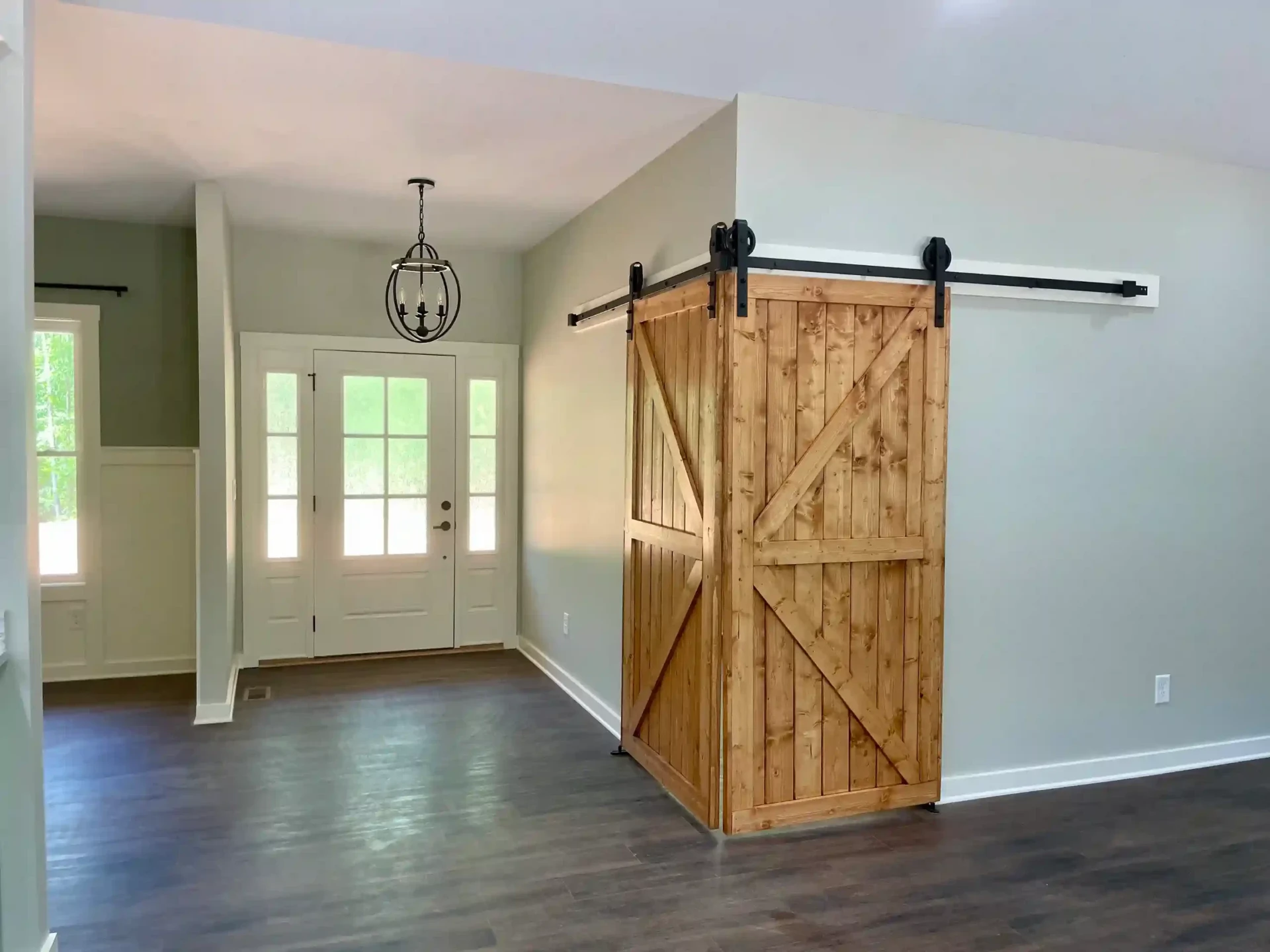 Bell custom home master bathroom with luxury finishes and modern design